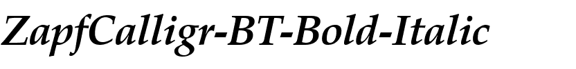ZapfCalligr BT Bold Italic.ttf