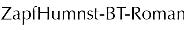 ZapfHumnst BT Roman.ttf