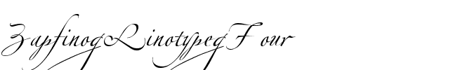 Zapfino Linotype Four Regular.ttf