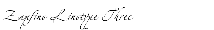 Zapfino Linotype Three Regular.ttf