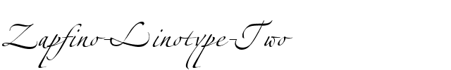 Zapfino Linotype Two Regular.ttf
