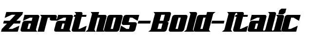Zarathos Bold Italic.otf
