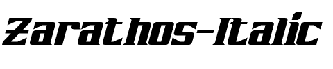 Zarathos Italic.otf