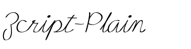 Zcript Plain.ttf