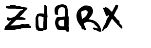 Zdarx Regular.ttf