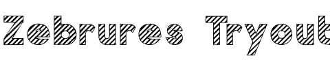 Zebrures Tryout Regular.ttf