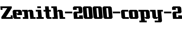 Zenith 2000 Regular.ttf