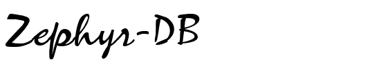 Zephyr DB Medium.ttf
