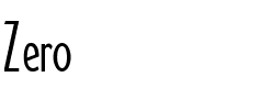 Zero Normal.ttf