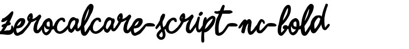 Zerocalcare Script NC Bold.ttf