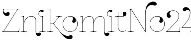 ZnikomitNo24 Regular.otf