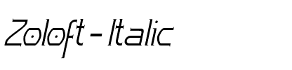 Zoloft RomanItalic.ttf