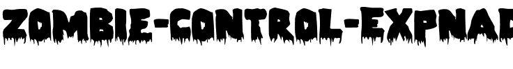 Zombie Control Expnaded Expnaded.ttf