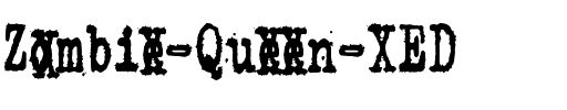 Zombie Queen XED Normal.ttf