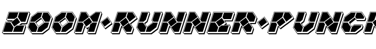 Zoom Runner Punch Italic Italic.ttf