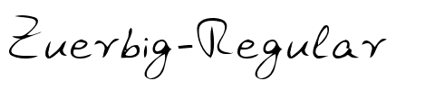 Zuerbig Regular.ttf