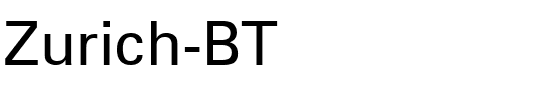 Zurich BT Roman.ttf