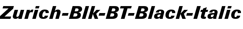 Zurich Blk BT Black Italic.ttf
