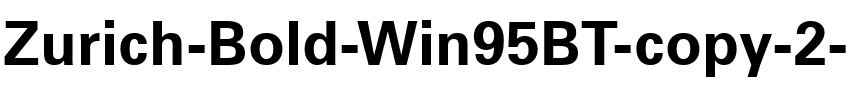 Zurich Win95BT Bold.ttf