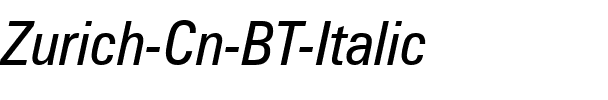 Zurich Cn BT Italic.ttf