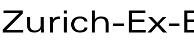 Zurich Ex BT Regular.ttf