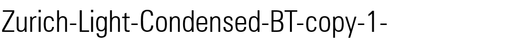 Zurich LtCn BT Light.ttf