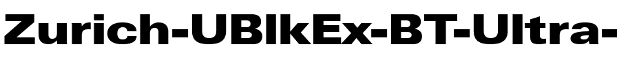 Zurich UBlkEx BT Ultra Black.ttf