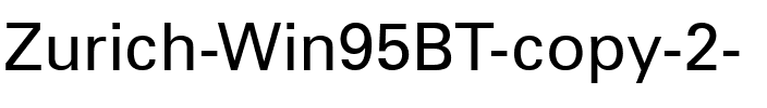 Zurich Win95BT Roman.ttf
