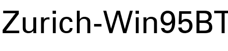 Zurich Win95BT Roman.ttf