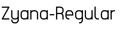 Zyana Normal.ttf
