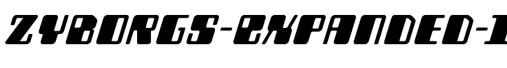 Zyborgs Expanded Italic Expanded Italic.ttf