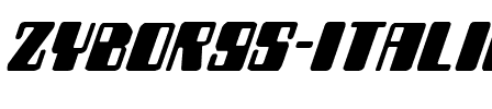 Zyborgs Italic Italic.ttf