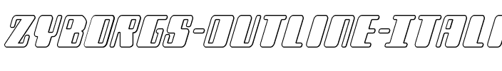 Zyborgs Outline Italic Outline Italic.ttf