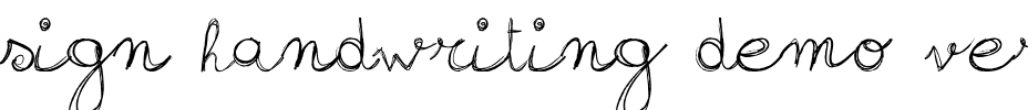 sign-handwriting_demo-version Normal.ttf