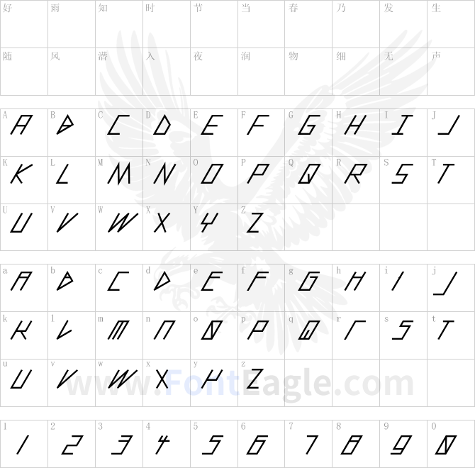 slantedITALICshift-Black