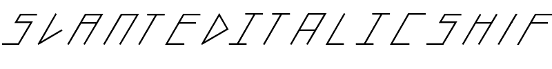 slanted ITALIC shift Medium.otf