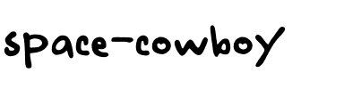 space cowboy. normal.ttf