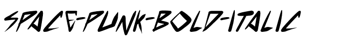 space punk Gras Italique.ttf