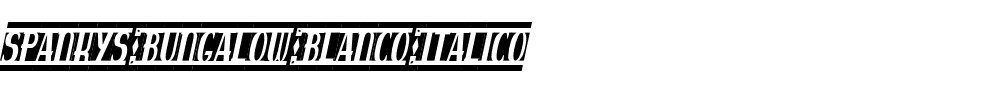 spankys bungalow blanco italico Regular.ttf
