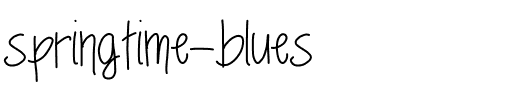 springtime blues Medium.ttf