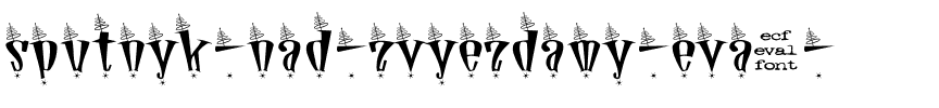 sputnyk nad zvyezdamy (eval) Regular.ttf