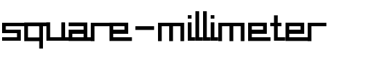 square-millimeter Regular.ttf