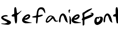 stefanieFont Medium.ttf
