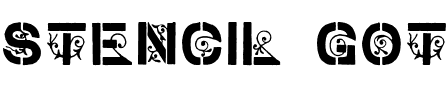 stencil gothic Regular.ttf