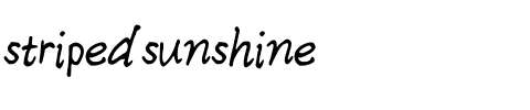 stripedsunshine Medium.ttf