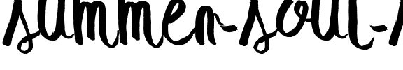 summer soul script Regular.ttf