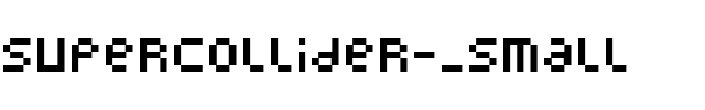 supercollider _small.ttf