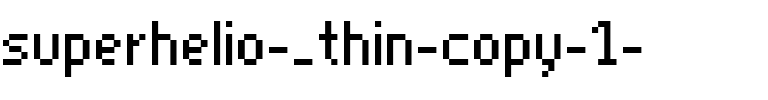 superhelio _thin superhelio _thin.ttf