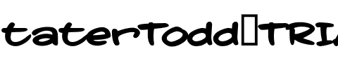 taterTodd TRIAL Regular.ttf