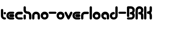 techno overload BRK Regular.ttf